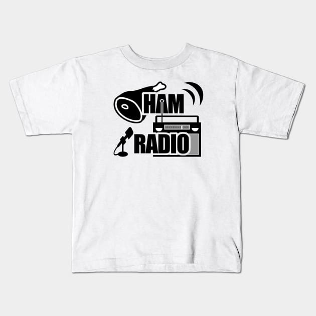 Ham and Radio - Ham Radio Operator Kids T-Shirt by tatzkirosales-shirt-store